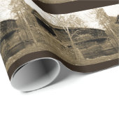 Papier Cadeau Pont couvert (Coin rond)