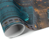 PAPIER CADEAU PONT OAKLAND (Coin rond)