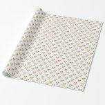 Papier Cadeau Pont Rose Les Palmiers Tropical Christmas Père Noë<br><div class="desc">Joli motif Flamingo de Noël avec des palmiers décorés comme des arbres de Noël,  parfait pour les vacances chaudes par temps.</div>