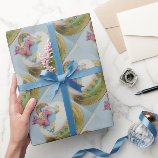 Papier Cadeau Pony cake 1 (Cadeaux)