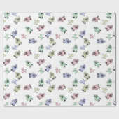 Papier Cadeau Poodles Pastel (Plat)