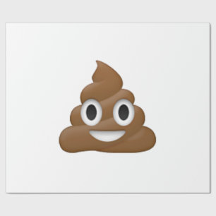 Papier Cadeau Poop - Emoji