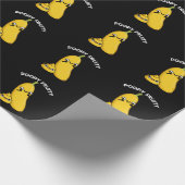 Papier Cadeau Poopy Fruit Funny Fruit Banana Pun Dark BG (Coin)