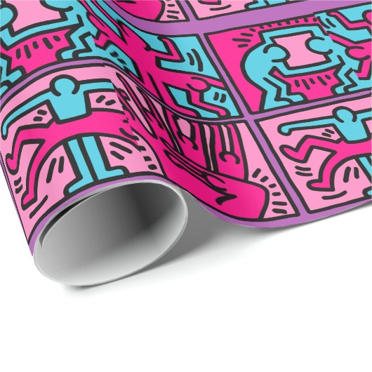 Papier Cadeau pop art (Coin rond)