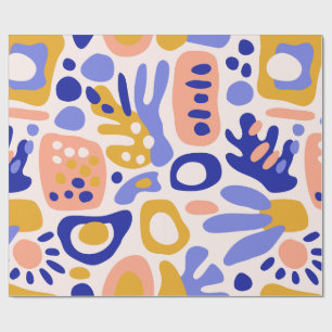 Papier Cadeau Pop Art Abstrait de Couleur Moderne Couleur Mili
