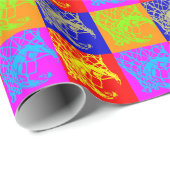 Papier Cadeau Pop Art Basket (Coin rond)
