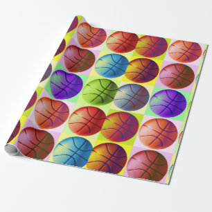Papier Cadeau Pop Art Basket