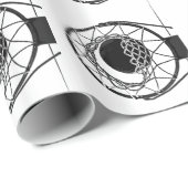 Papier Cadeau Pop Art Basket (Coin rond)