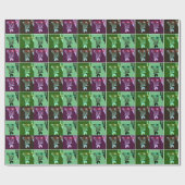 Papier Cadeau Pop Art Basketball Enveloppe cadeau (Plat)