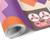 Papier Cadeau Pop art musical (Coin rond)