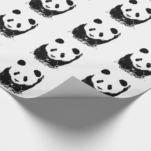 Papier Cadeau Pop Art Panda (Coin)