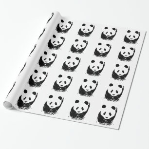 Papier Cadeau Pop Art Panda