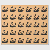 Papier Cadeau Pop Art Panda (Plat)
