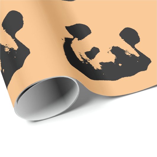 Papier Cadeau Pop Art Panda (Coin rond)