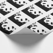 Papier Cadeau Pop Art Panda Papier d'enveloppement de Noël (Coin)
