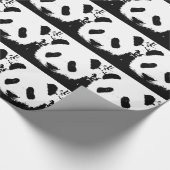Papier Cadeau Pop Art Panda Papier d'enveloppement de Noël (Coin)