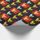 Papier Cadeau Pop Art Skull Retro Style 1974 (Coin)