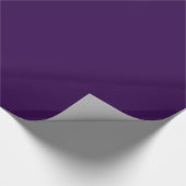 Papier Cadeau Pop de couleur violette royale solide (Coin)