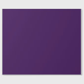 Papier Cadeau Pop de couleur violette royale solide (Plat)