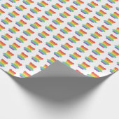 Papier Cadeau Pop It ! | Anniversaire arc-en-ciel (Coin)