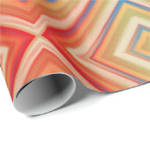 Papier Cadeau Pop Of Reds Alternative Motif Diamant (Coin rond)