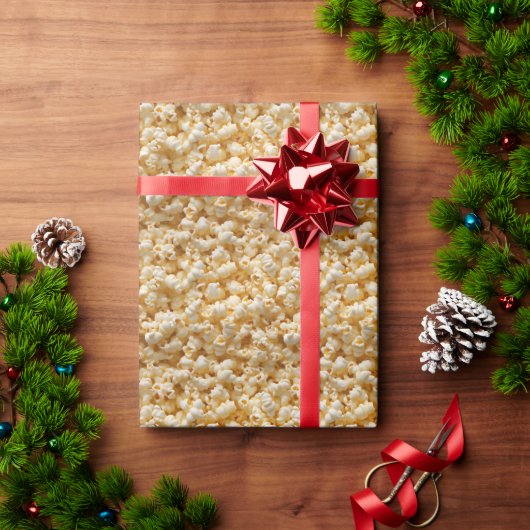 Papier Cadeau Popcorn (Cadeau de vacances)