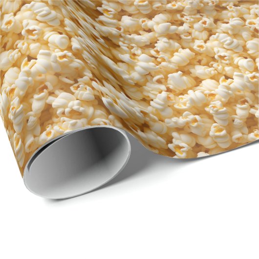 Papier Cadeau Popcorn (Coin rond)
