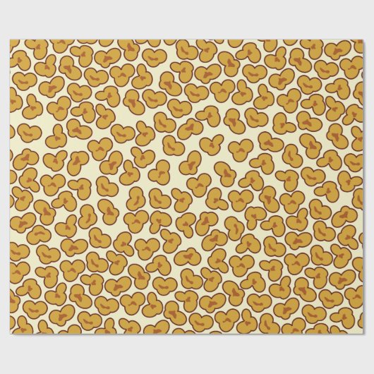 Papier Cadeau Popcorn (Plat)