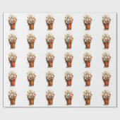 Papier Cadeau Popcorn de cochons de Guinée (Plat)