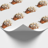 Papier Cadeau Popcorn de cochons de Guinée (Coin)