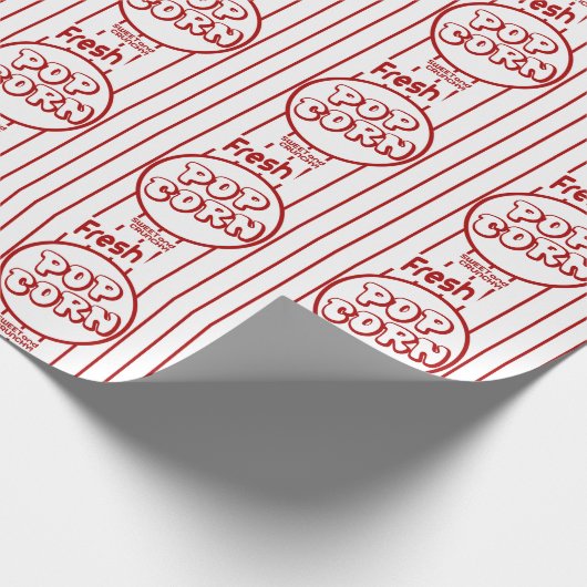 Papier Cadeau Popcorn frais (Coin)