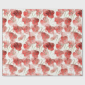 Papier Cadeau Poppies (Plat)