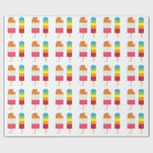 Papier Cadeau Popsicle congelé (Plat)