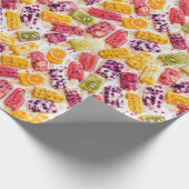 Papier Cadeau Popsicles de fruits congelés Abstrait (Coin)