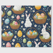 Papier Cadeau Populaire Bunny Happy Easter Collection (Plat)
