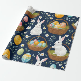 Papier Cadeau Populaire Bunny Happy Easter Collection