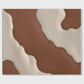 Papier Cadeau Popular Luxury Elegant Faux Cow Leather Collection (Plat)