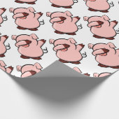 Papier Cadeau Porc tamponnant (Coin)