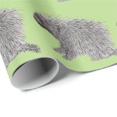 Papier Cadeau Porcupine (Coin rond)