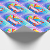 Papier Cadeau Porte-bébé coloré (Coin)