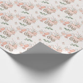 Papier Cadeau Porte-bébé rose (Coin)