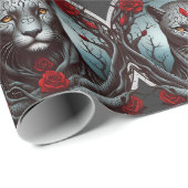 Papier Cadeau Porte - clé acrylique (Coin rond)