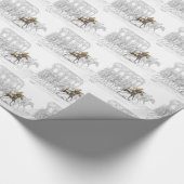 Papier Cadeau Porte de départ de la course de cheval (Coin)