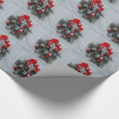 Papier Cadeau Porte de la grange de couronnes de Noël (Coin)