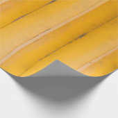 PAPIER CADEAU PORTE EN BOIS JAUNE FERMÉE AVEC PADLOCK (Coin)