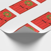 Papier Cadeau Porte rouge (Coin)