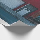 PAPIER CADEAU PORTES DE GARAGE BLANC FERMÉES EN JOURNÉE (Coin)