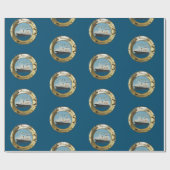 Papier Cadeau Porthol Titanic vintage (Plat)