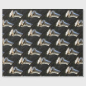 Papier Cadeau Portrait Artistique Ostrich Avec Expression Goofy (Plat)