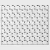 Papier Cadeau portrait de chat de Siamese (Plat)